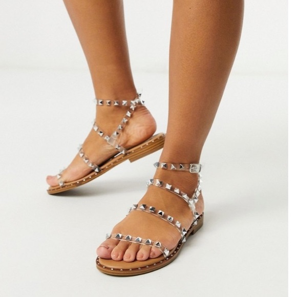 STEVE MADDEN Travel Rock Stud Gladiator Sandals - Picture 4 of 9